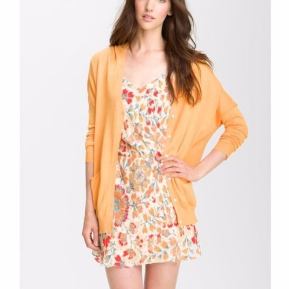 Haute Hippie Silk Cashmere Drop Shoulder Oversized Long Cardigan Sweater M - Picture 1 of 12